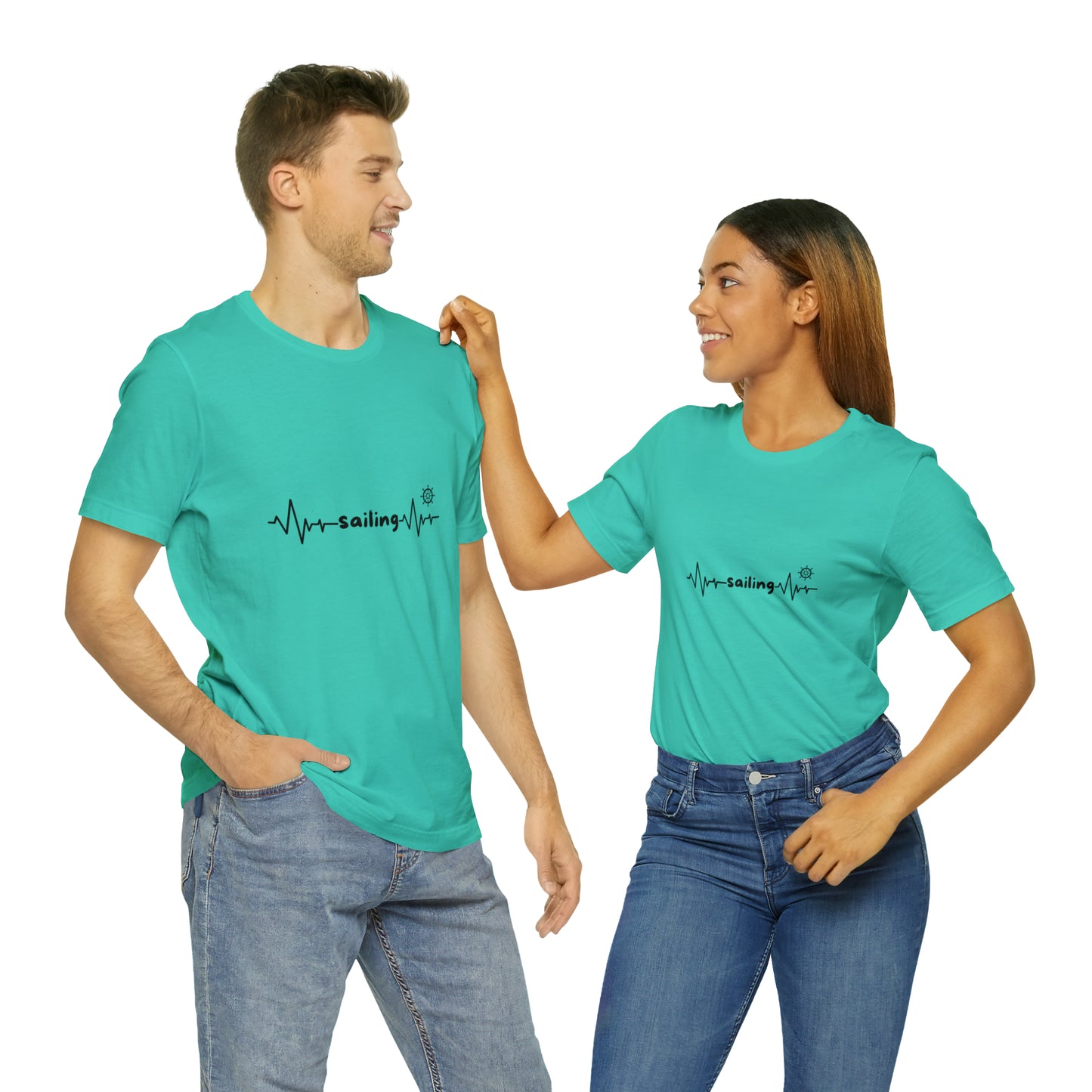 HEARTBEAT Unisex Jersey Short Sleeve Tee