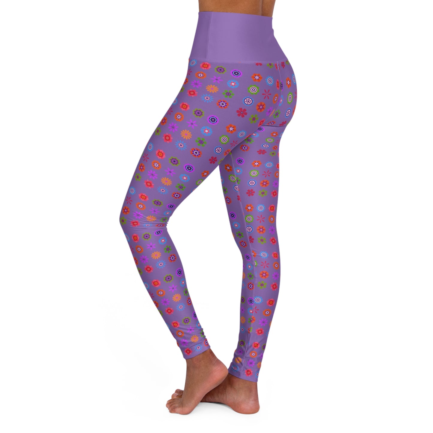 PURPLE High Waisted Yoga Leggings