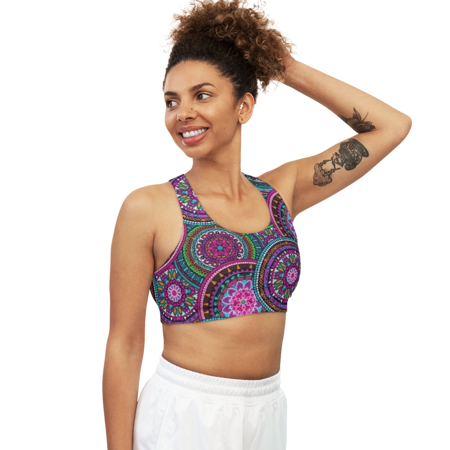 BOHO Funky Seamless Sports Bra