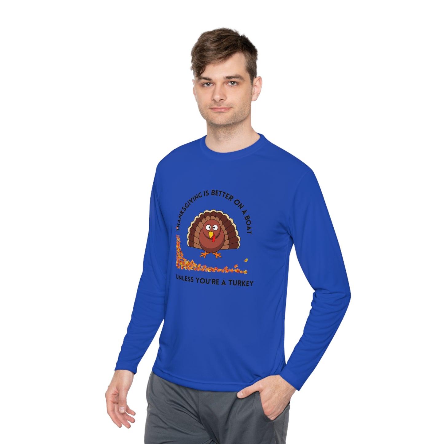 Thanksgiving Unisex Lightweight Long Sleeve Tee