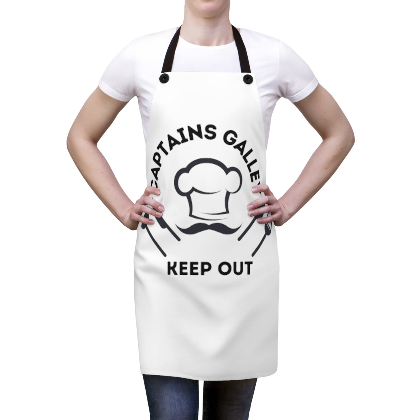 KEEP OUT Apron (AOP)