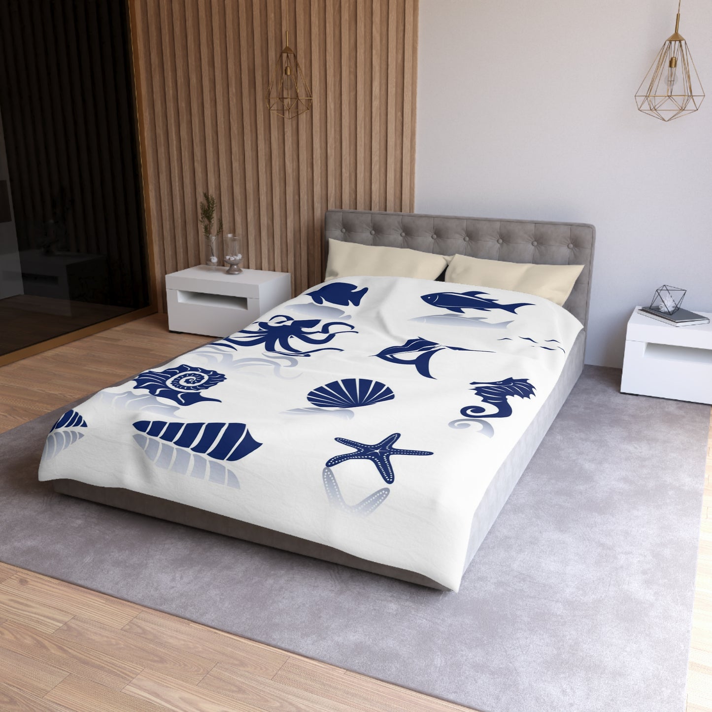 Nautical Microfiber Duvet Cover