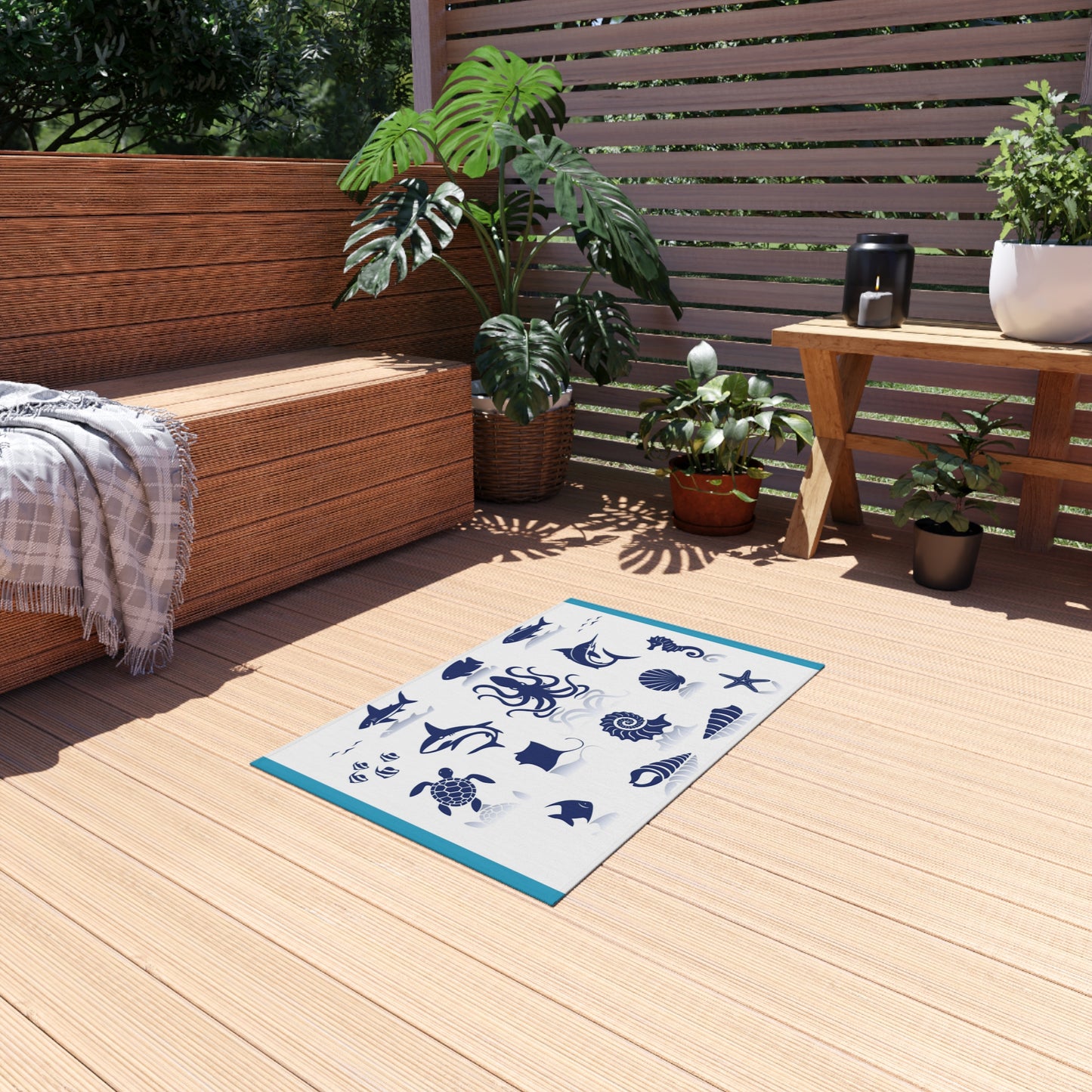 Nautical Outdoor Rug