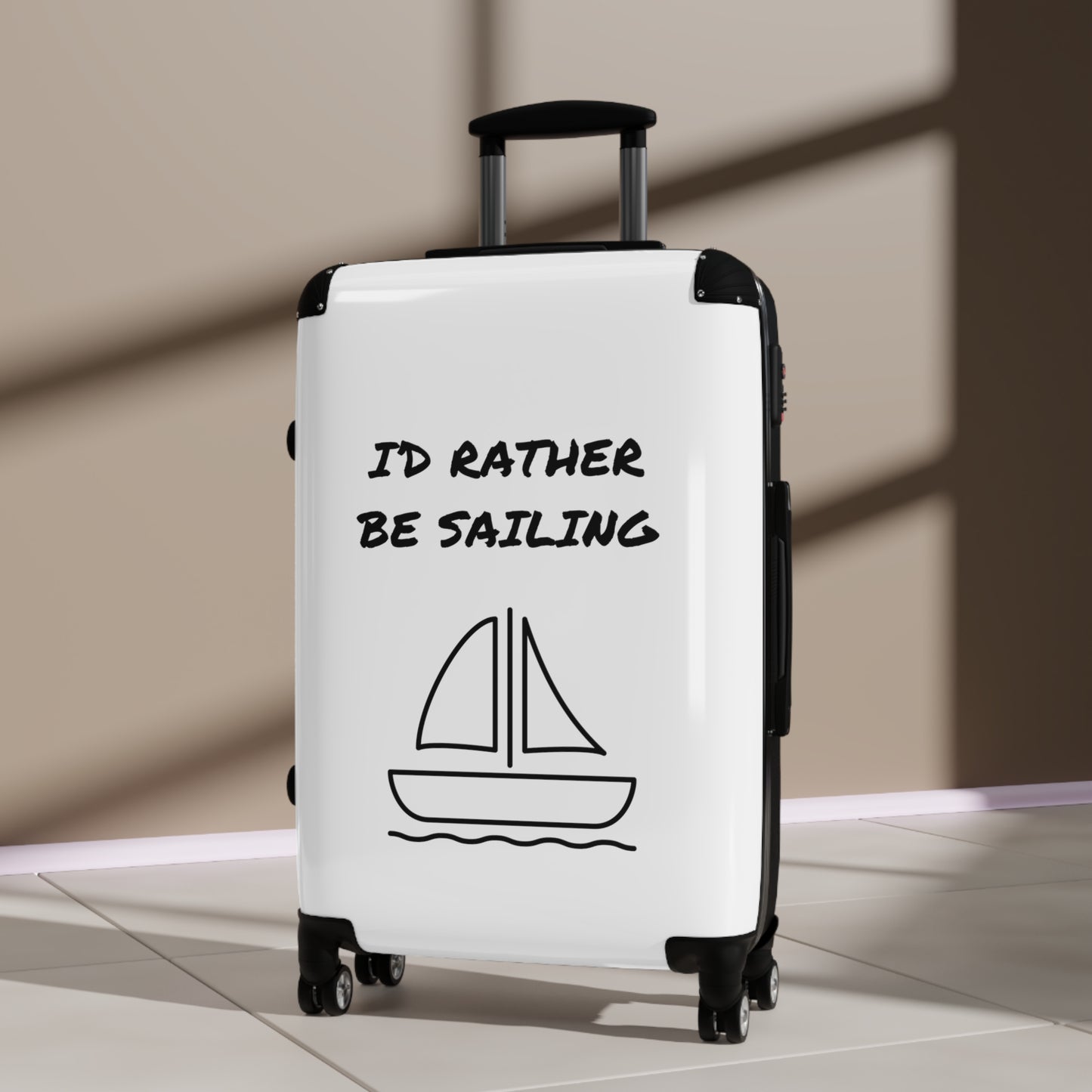 I'D RATHER BE SAILING Suitcase