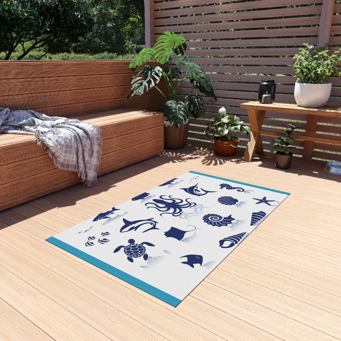 Nautical Outdoor Rug