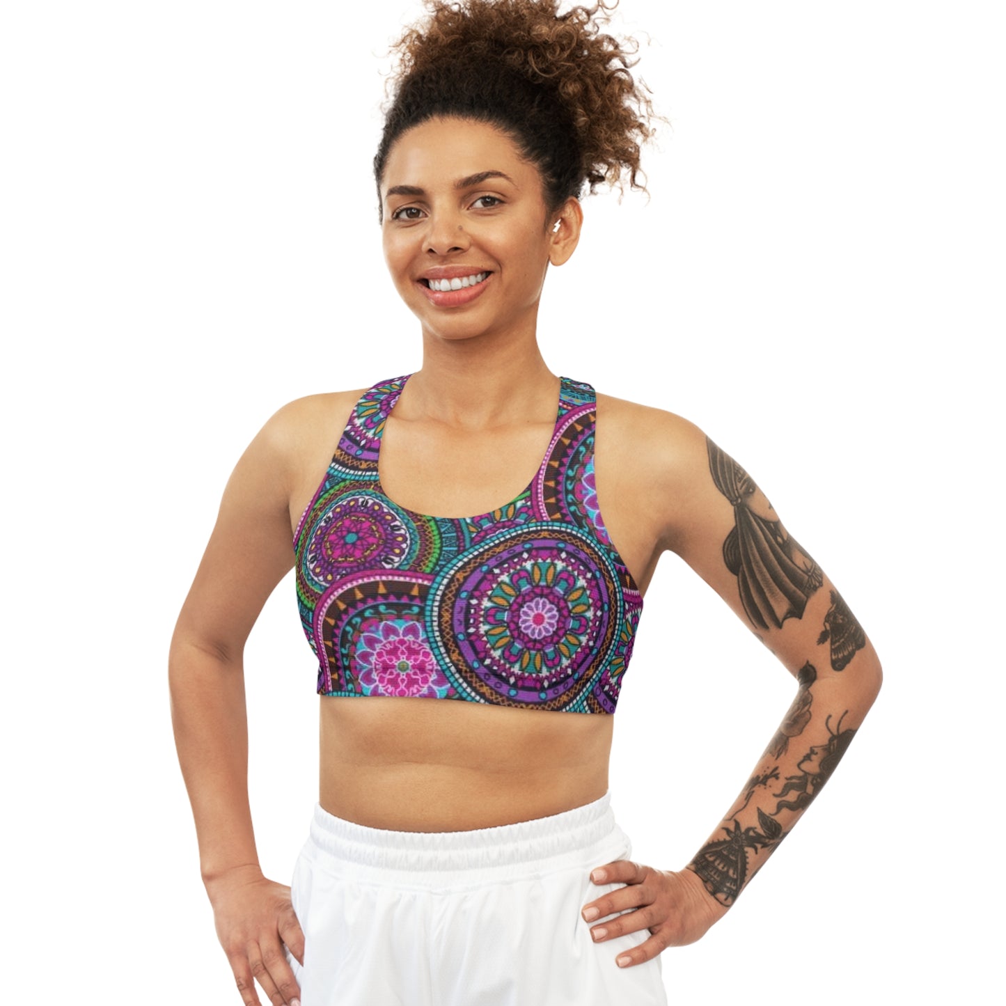 BOHO Funky Seamless Sports Bra