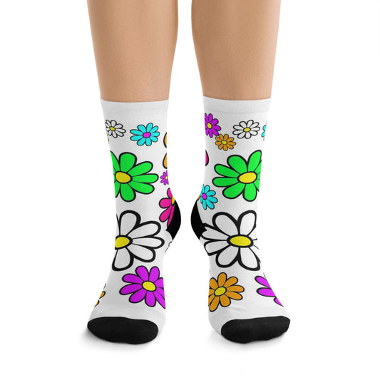 BOHO DAISY Recycled Poly Socks