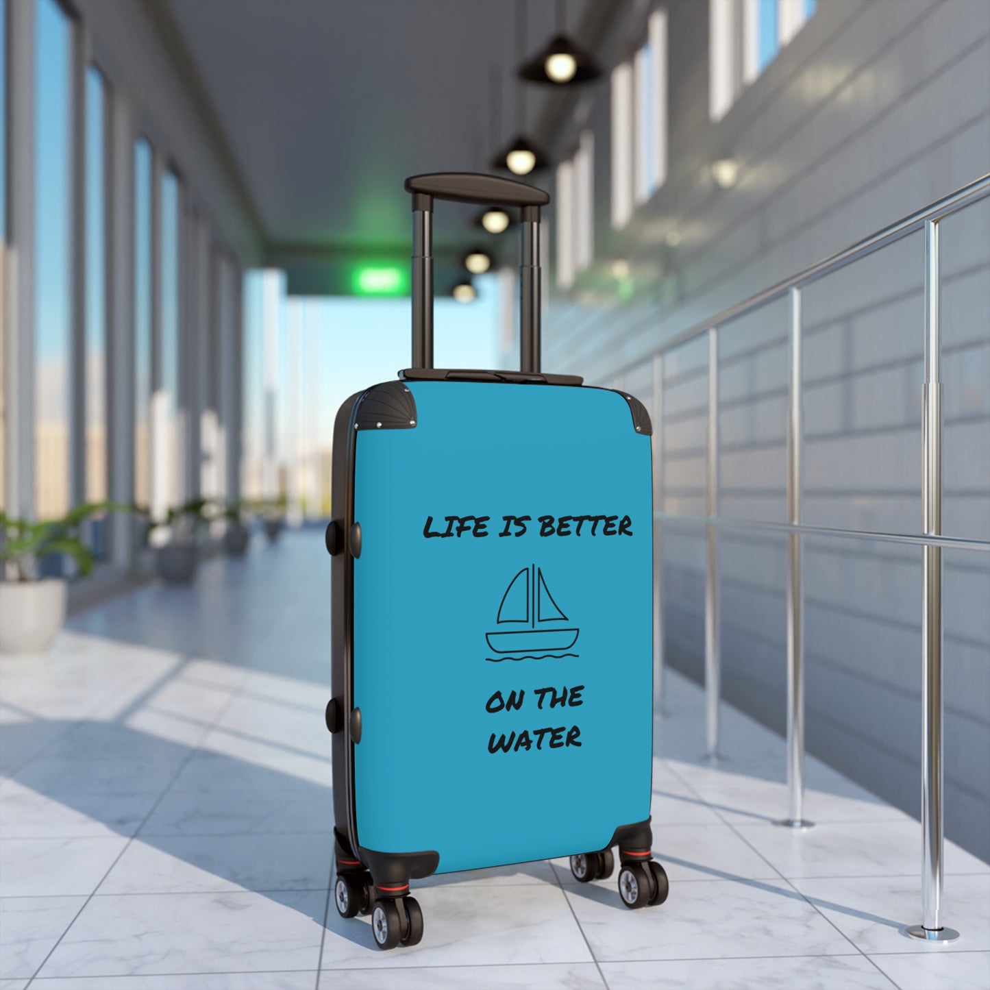 LIFE IS BETTER ON THE WATER Suitcase