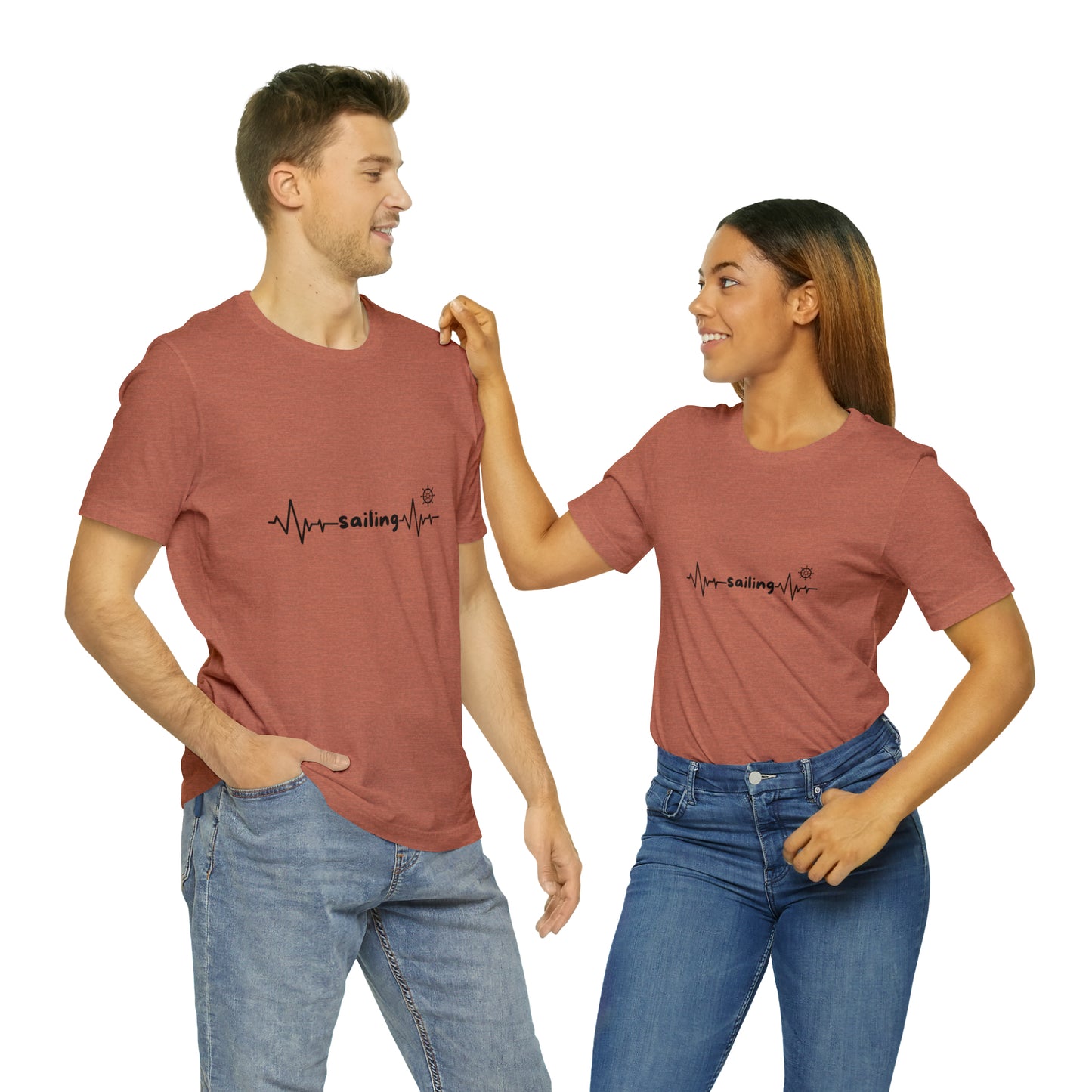 HEARTBEAT Unisex Jersey Short Sleeve Tee