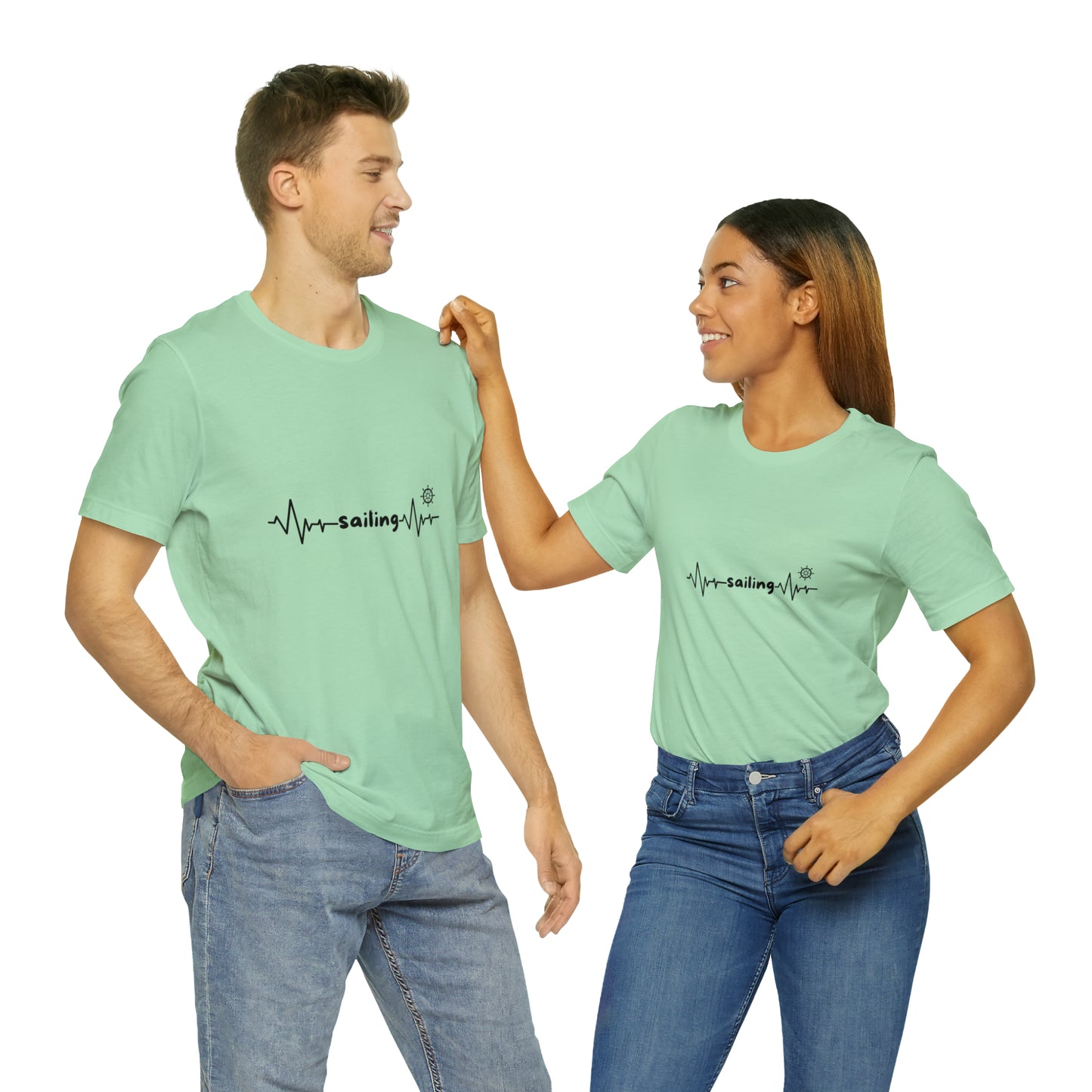 HEARTBEAT Unisex Jersey Short Sleeve Tee