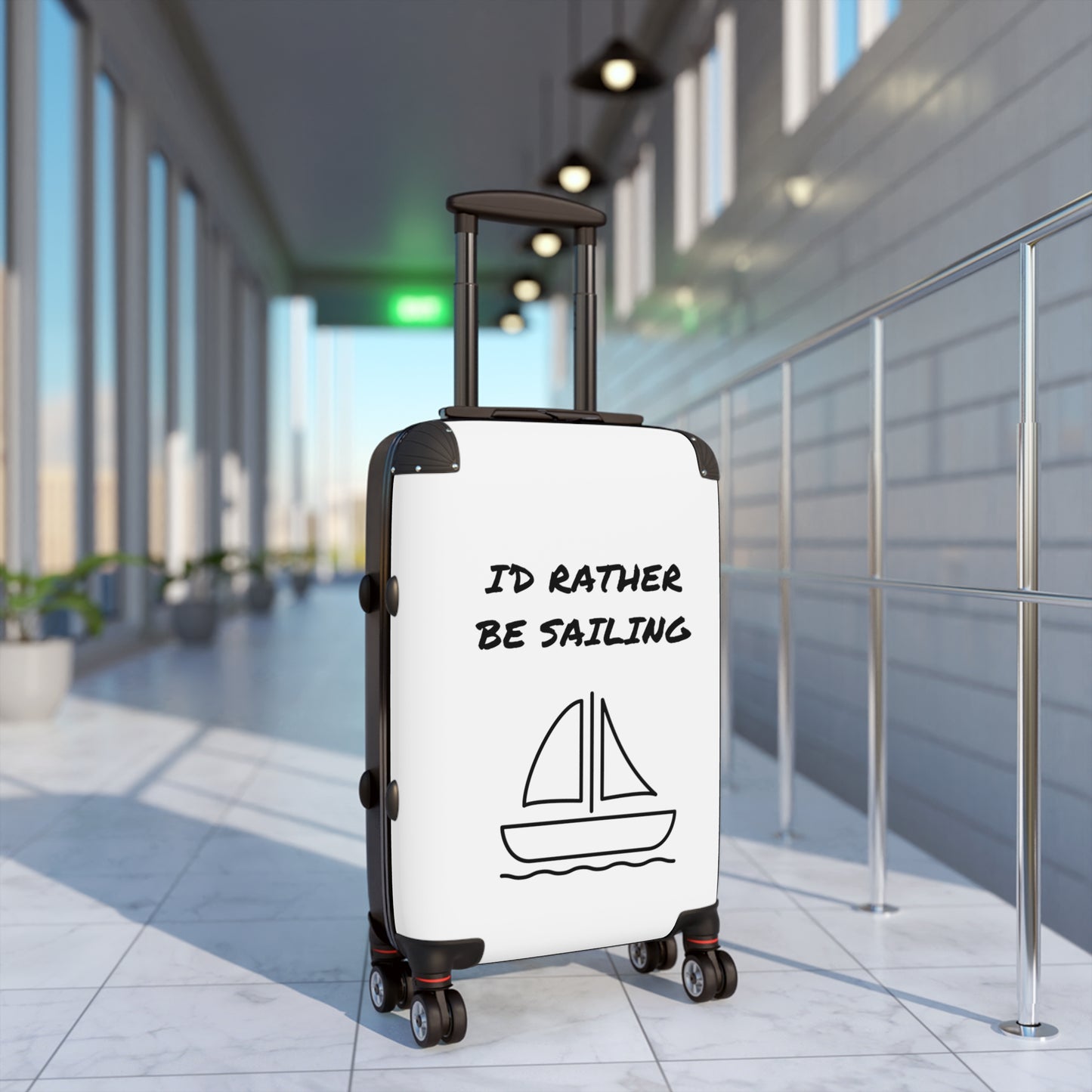 I'D RATHER BE SAILING Suitcase