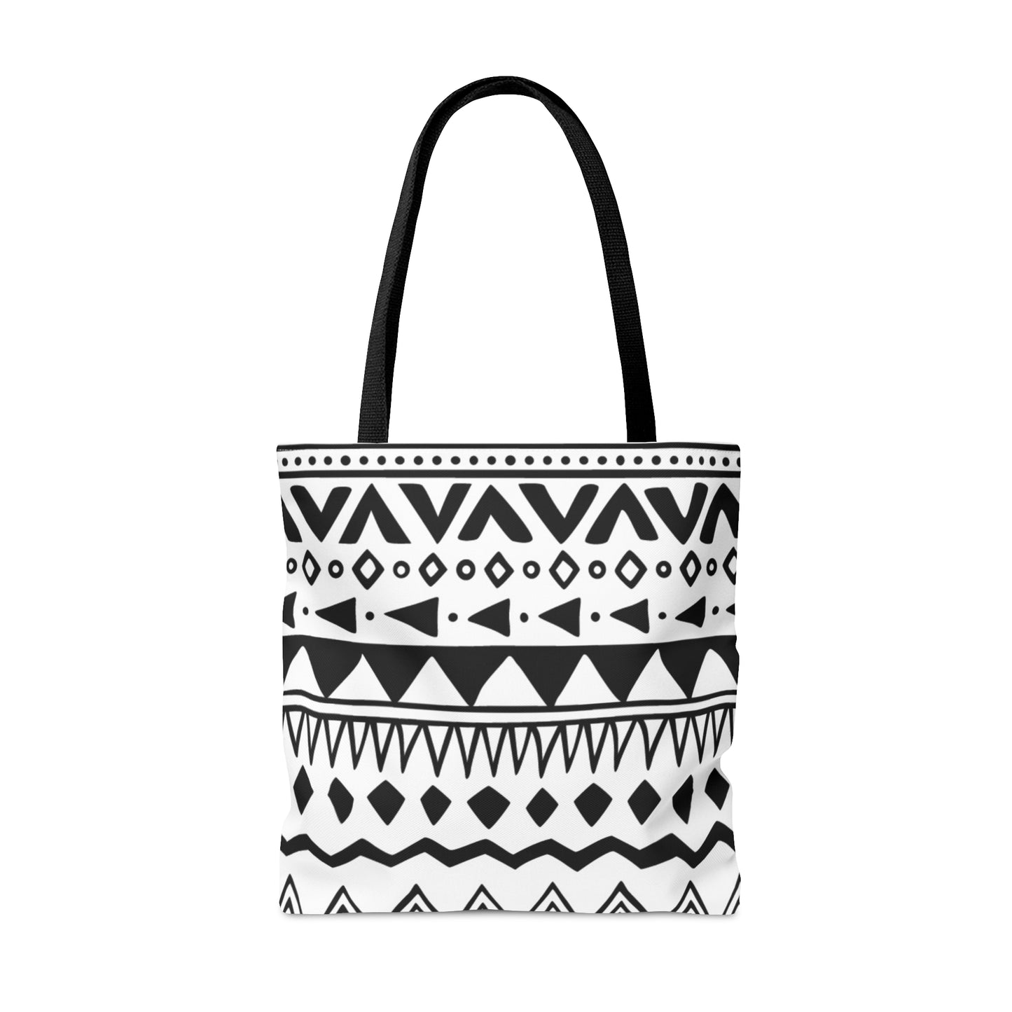 Black and white African Tote Bag