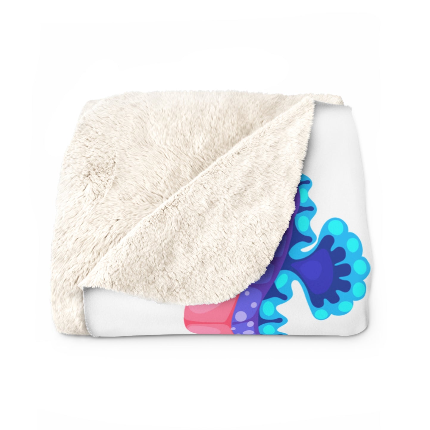 CUTE STARFISH Sherpa Fleece Blanket