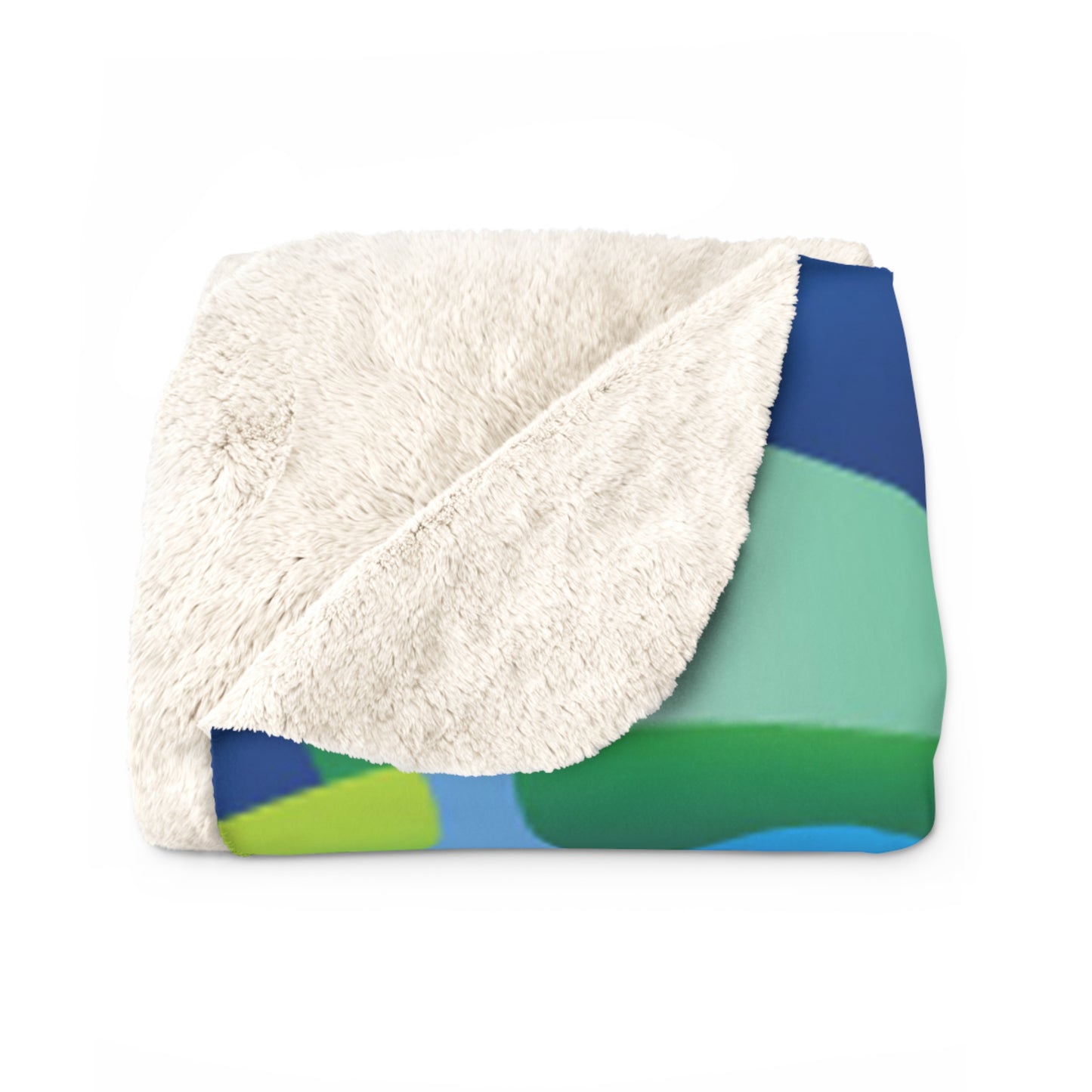 BLUE FISH Sherpa Fleece Blanket