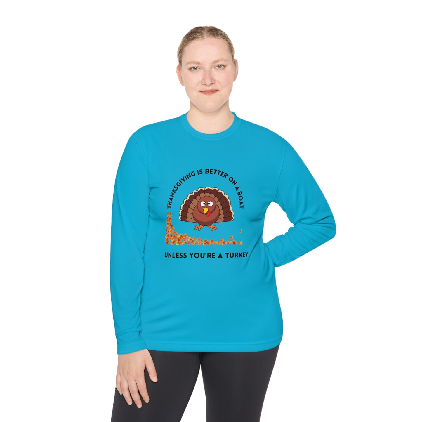 Thanksgiving Unisex Lightweight Long Sleeve Tee