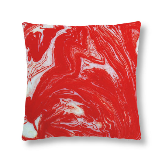 Red and White Waterproof Pillows