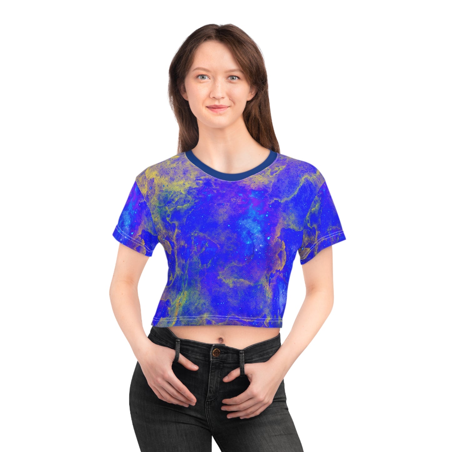 GALAXY Crop Tee (AOP)