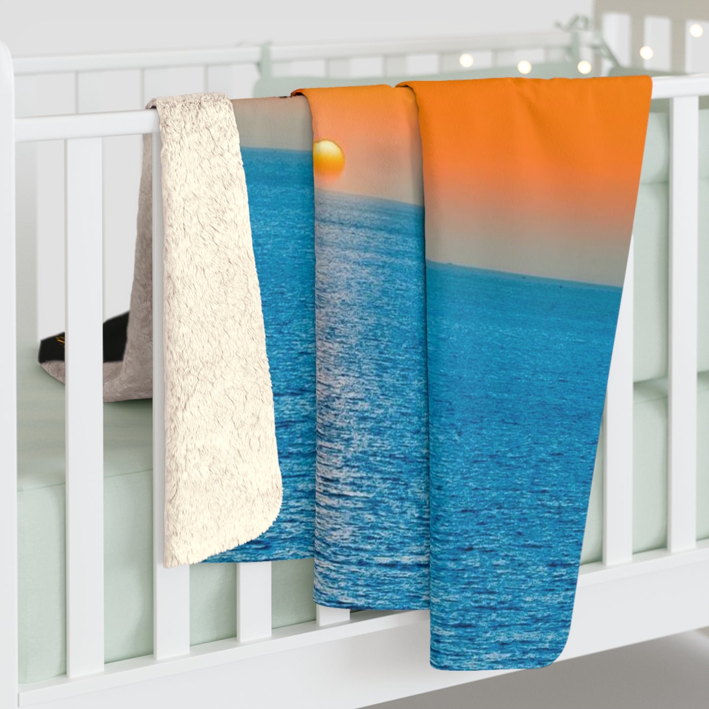 Sunset Sherpa Fleece Blanket