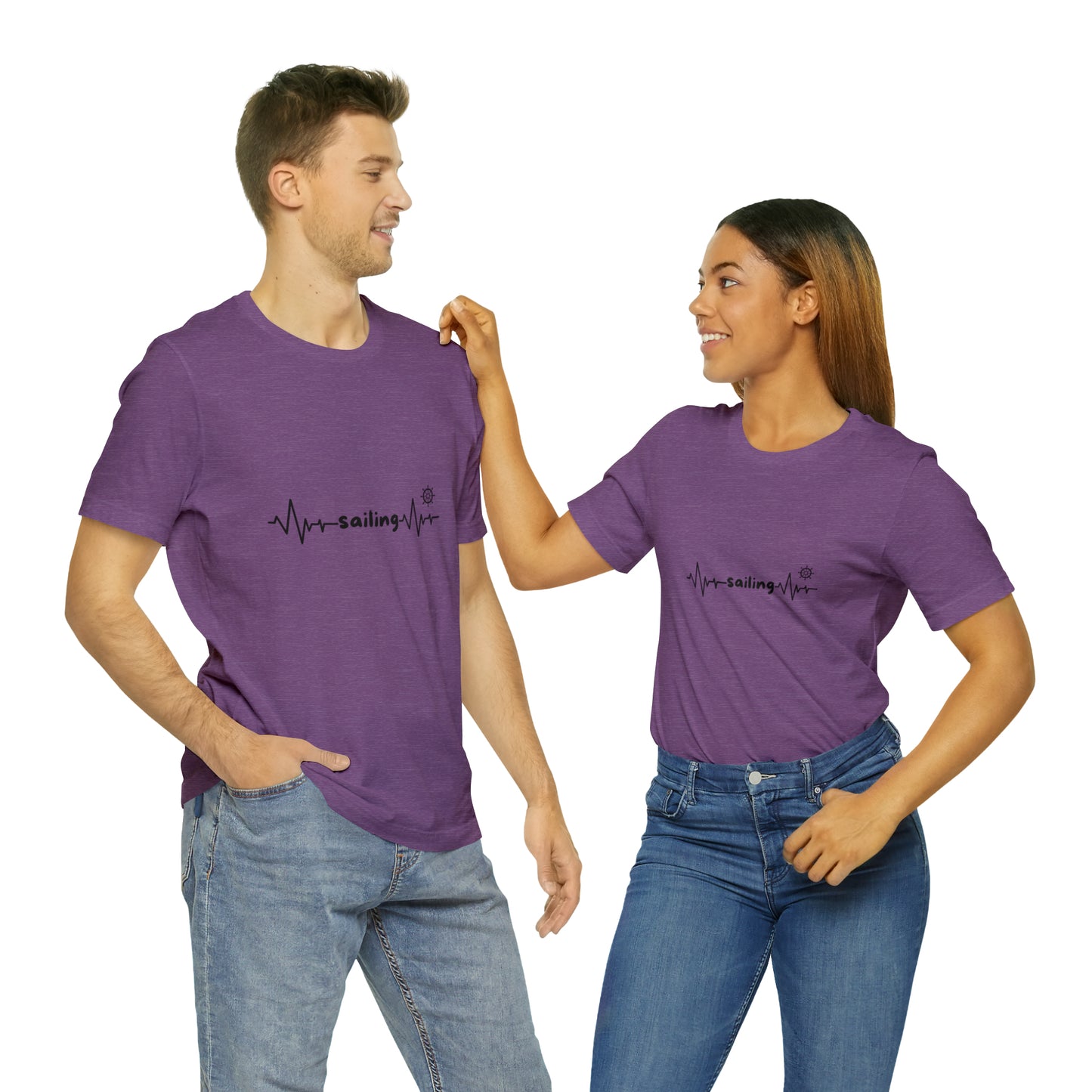 HEARTBEAT Unisex Jersey Short Sleeve Tee