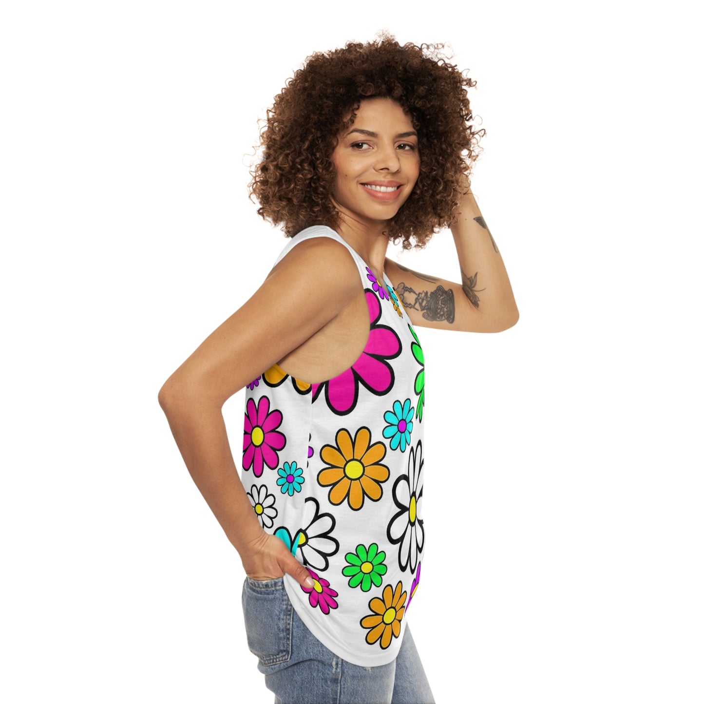 DAISY Unisex Tank Top (AOP)