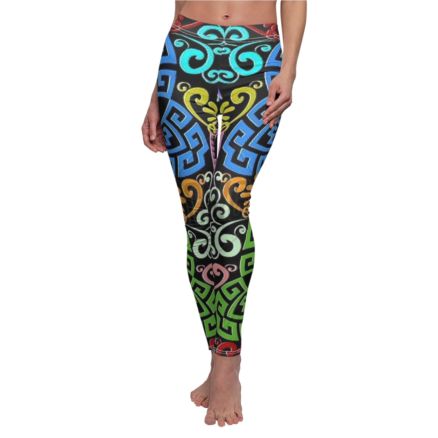 BOHO Women's Cut & Sew Casual Leggings