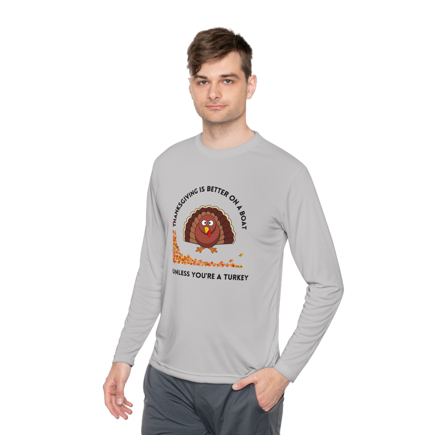 Thanksgiving Unisex Lightweight Long Sleeve Tee