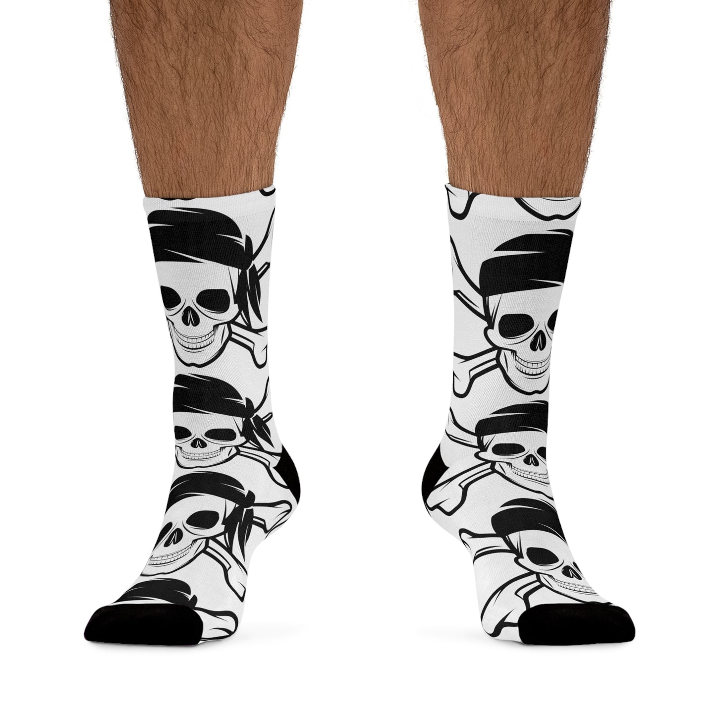 SKULL AND CROSS Recycled Poly Socks