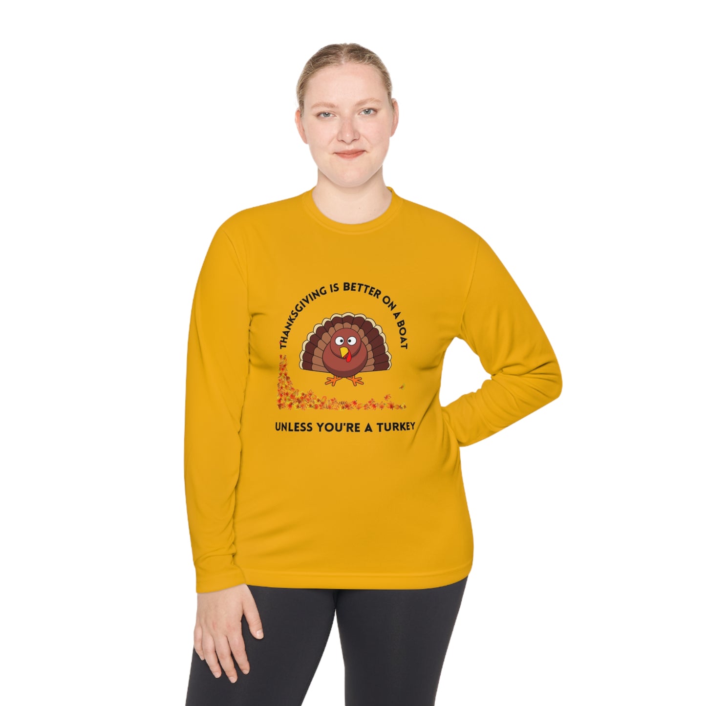 Thanksgiving Unisex Lightweight Long Sleeve Tee