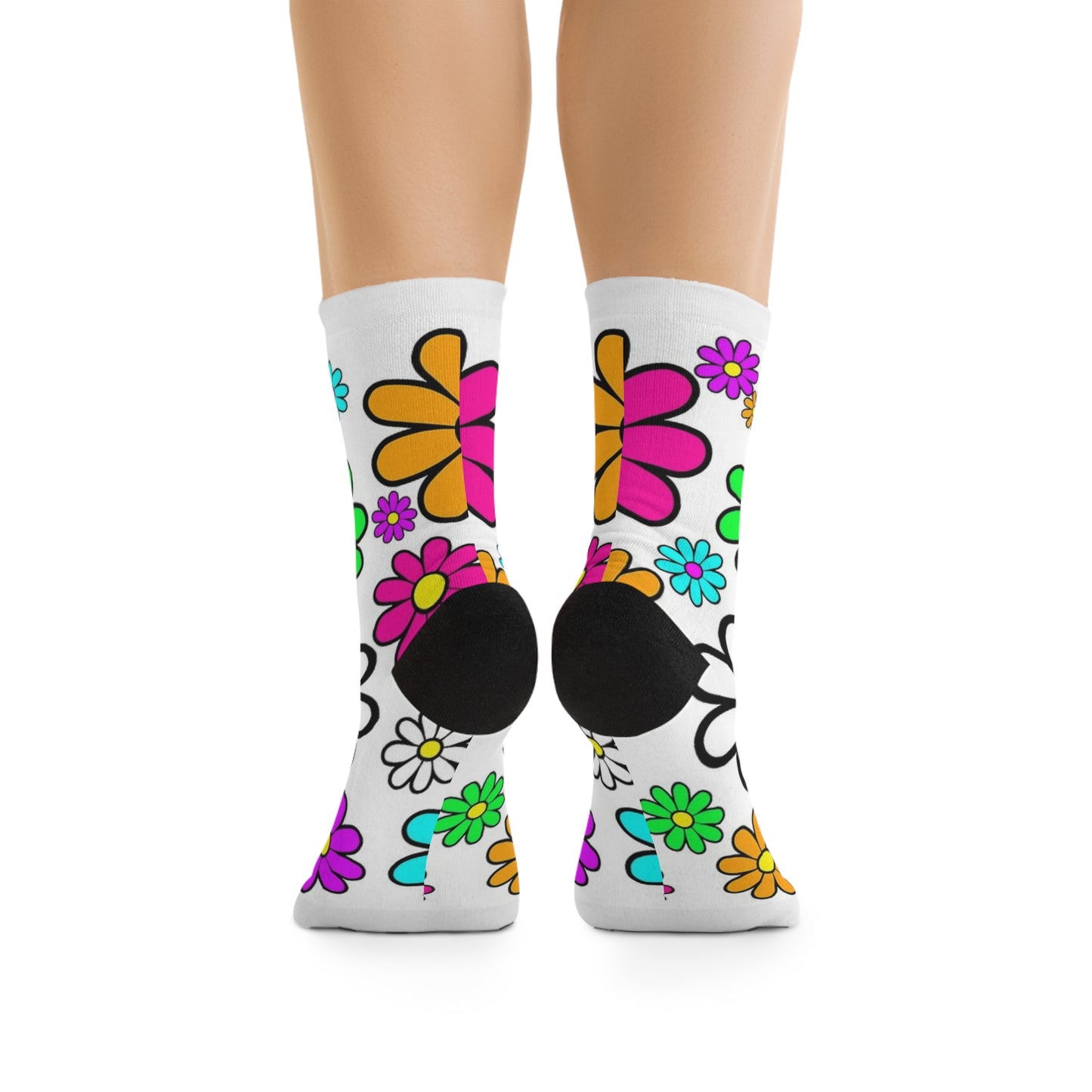 BOHO DAISY Recycled Poly Socks