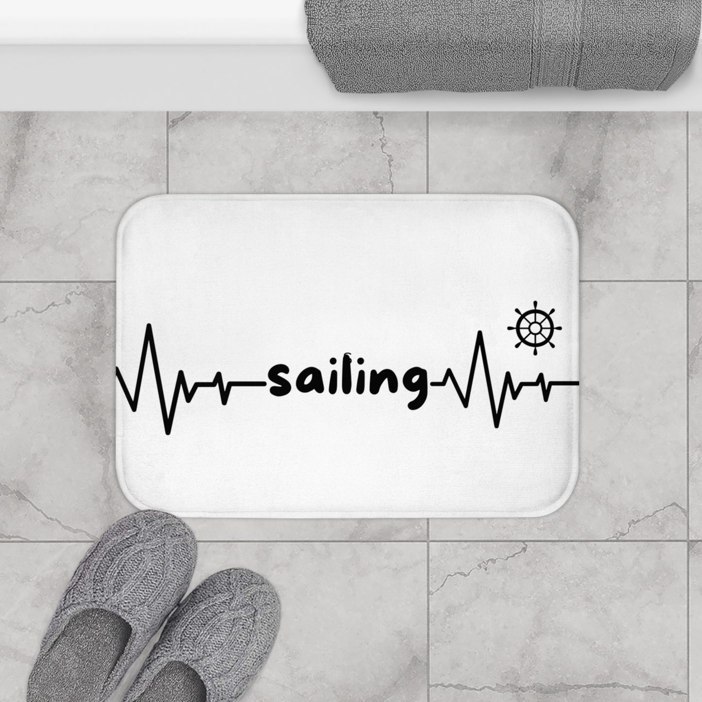 HEARTBEAT Bath Mat