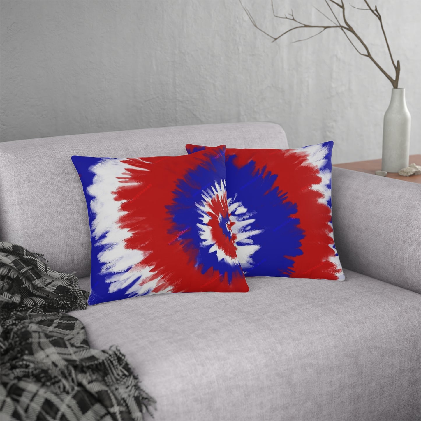 Red White and Blue Waterproof Pillows