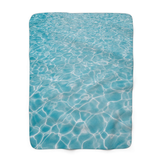 Water Sherpa Fleece Blanket