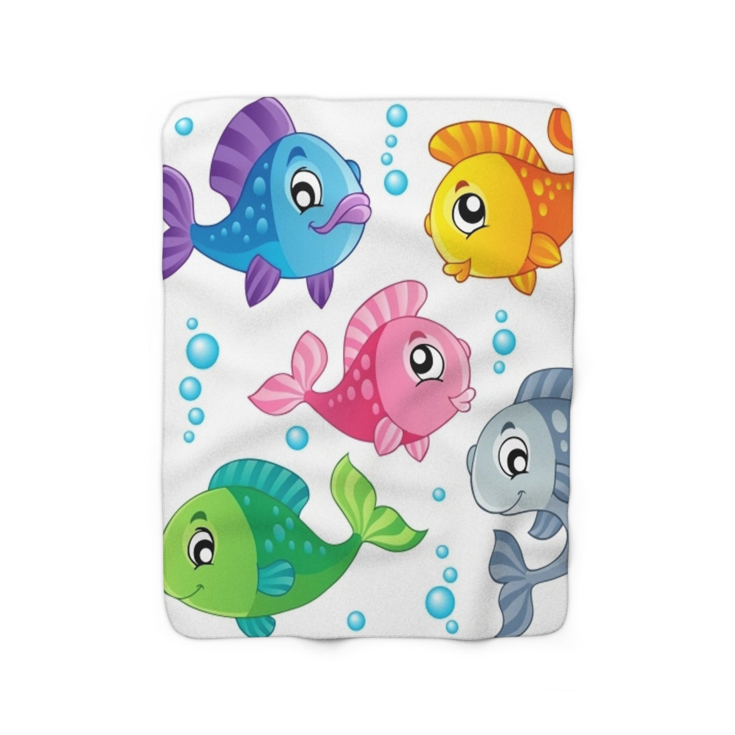 FISH Sherpa Fleece Blanket