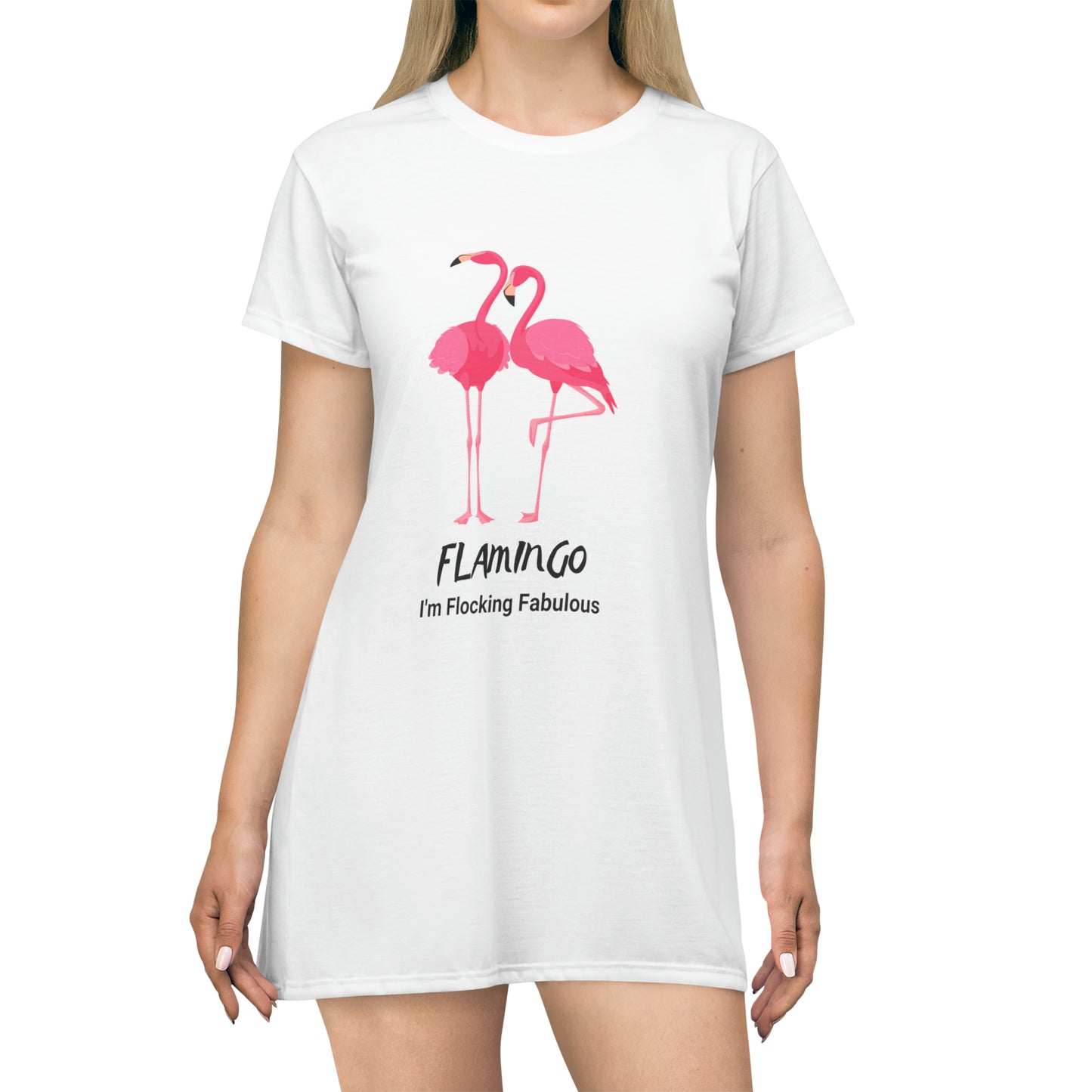 FAB FLAMINGO T-Shirt Dress