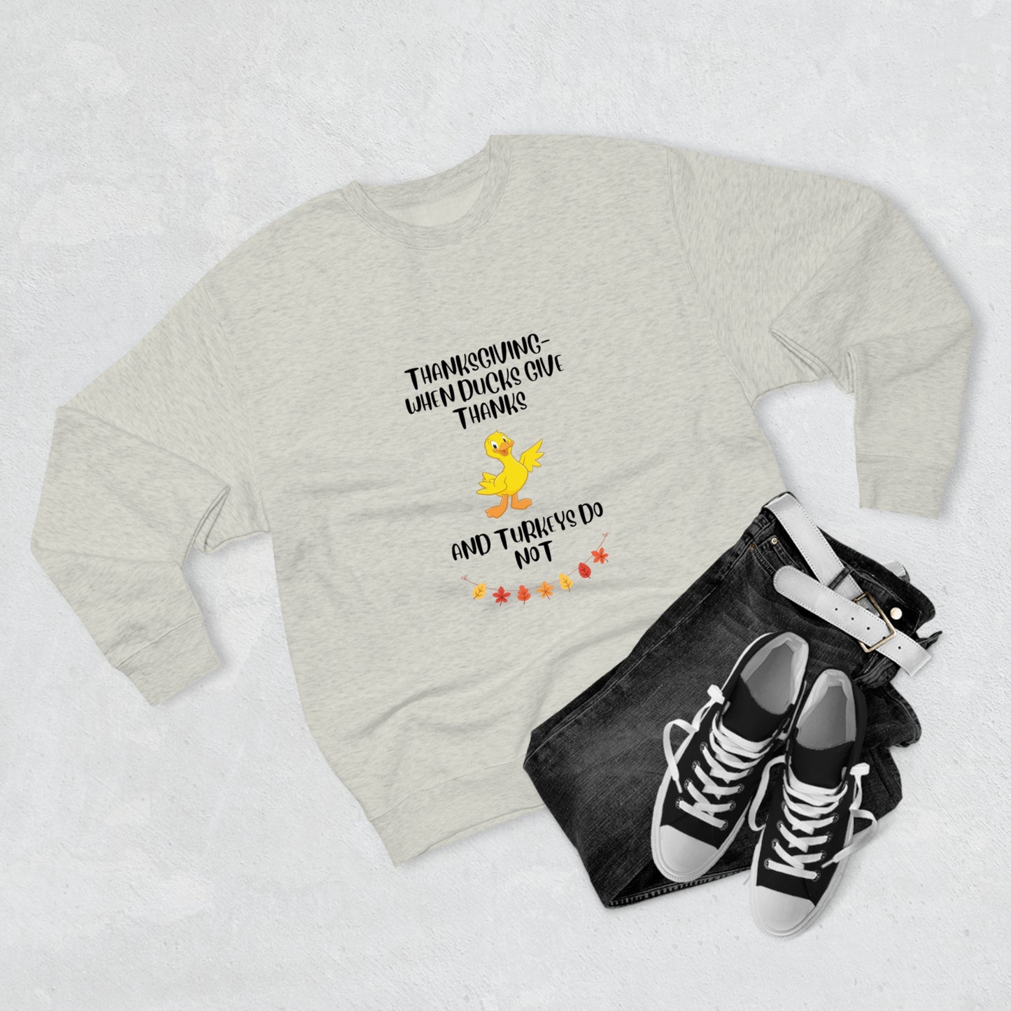 Thanksgiving Unisex Premium Crewneck Sweatshirt