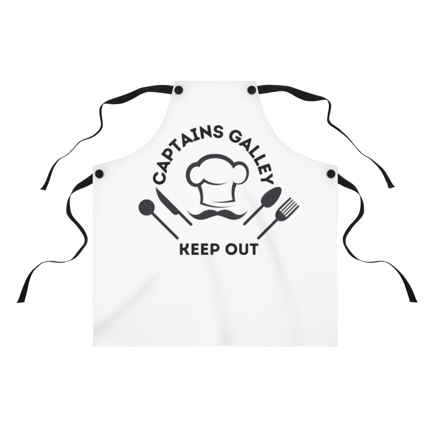 KEEP OUT Apron (AOP)