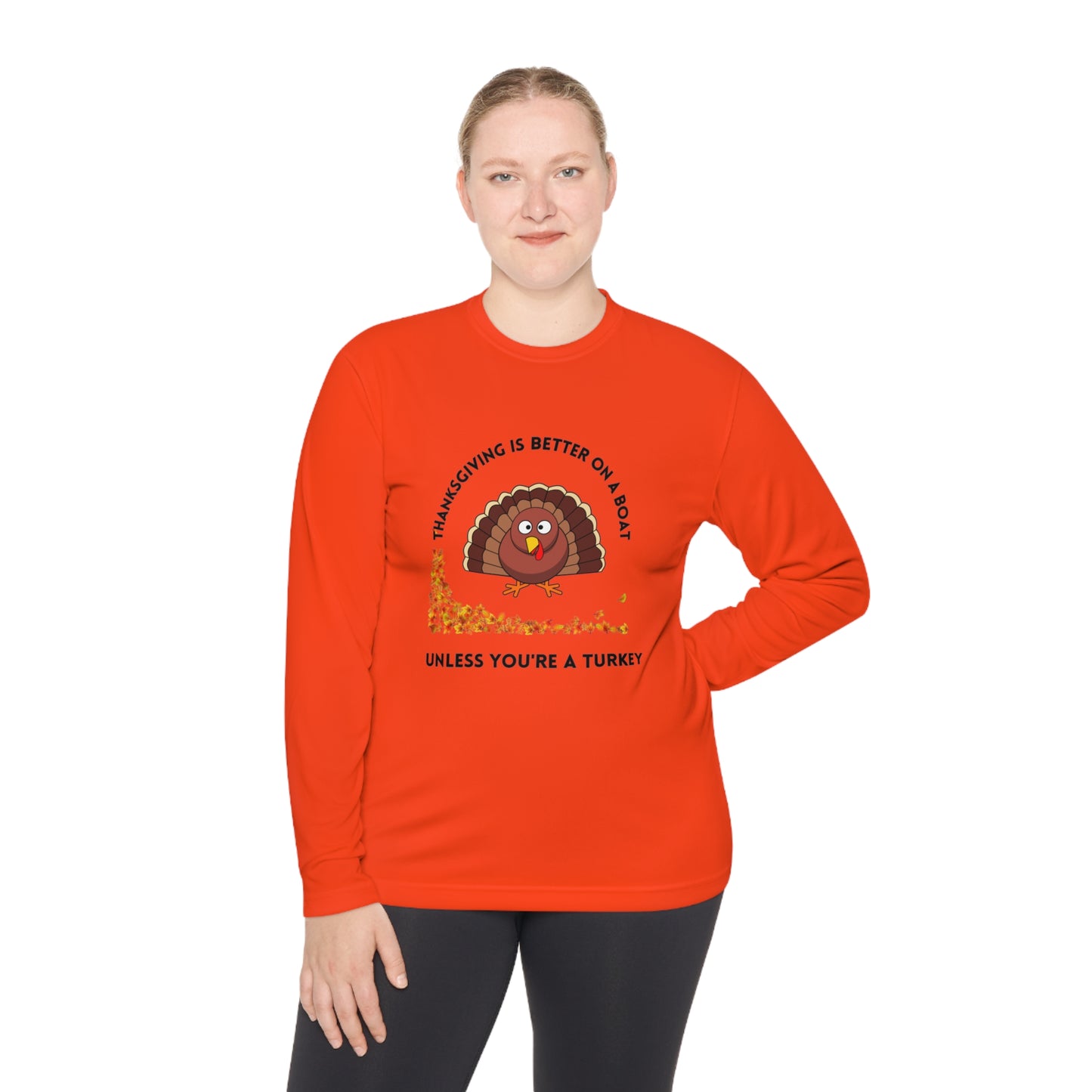 Thanksgiving Unisex Lightweight Long Sleeve Tee