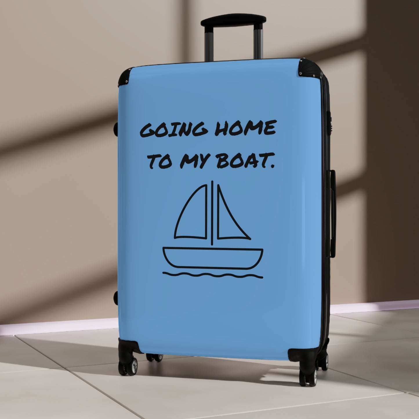 GOING HOME TO MY BOAT Suitcase