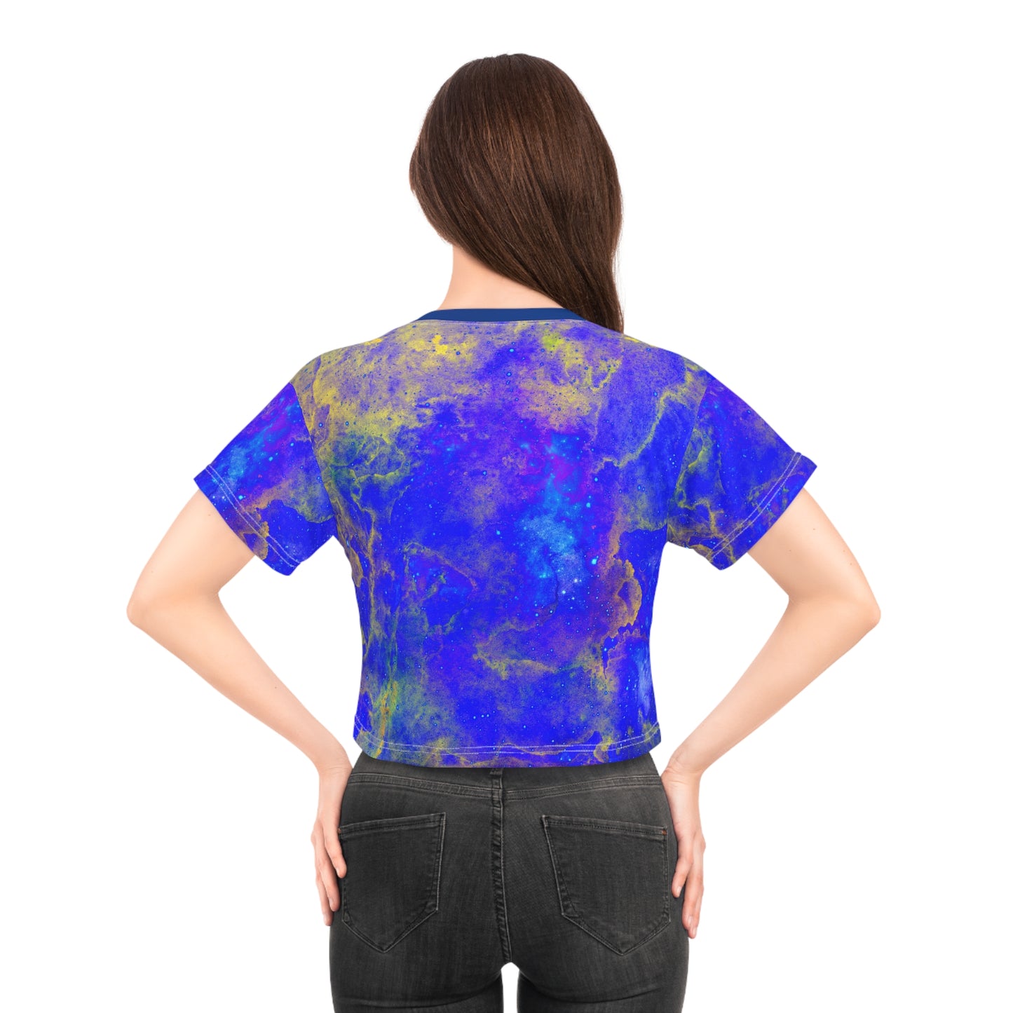 GALAXY Crop Tee (AOP)