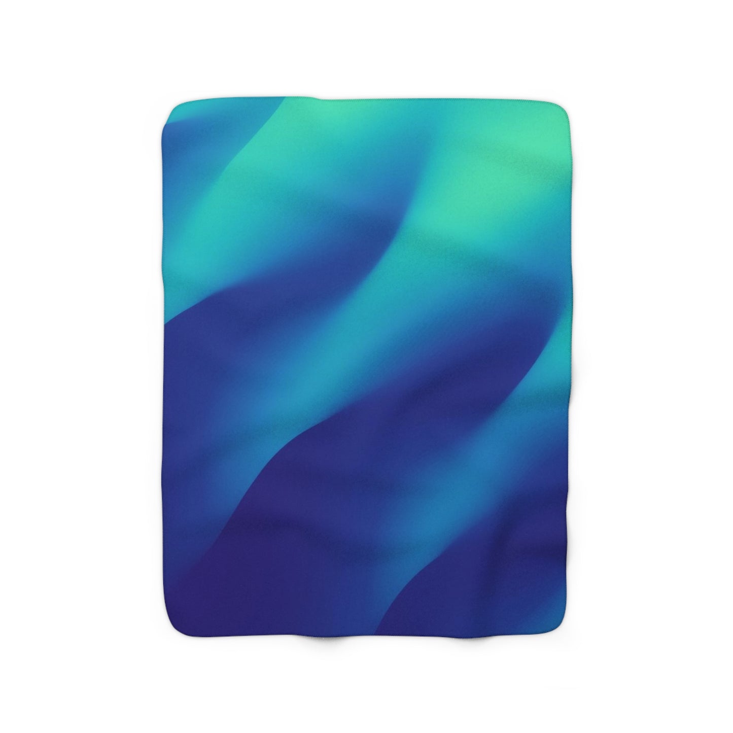 BLUE WAVE Sherpa Fleece Blanket