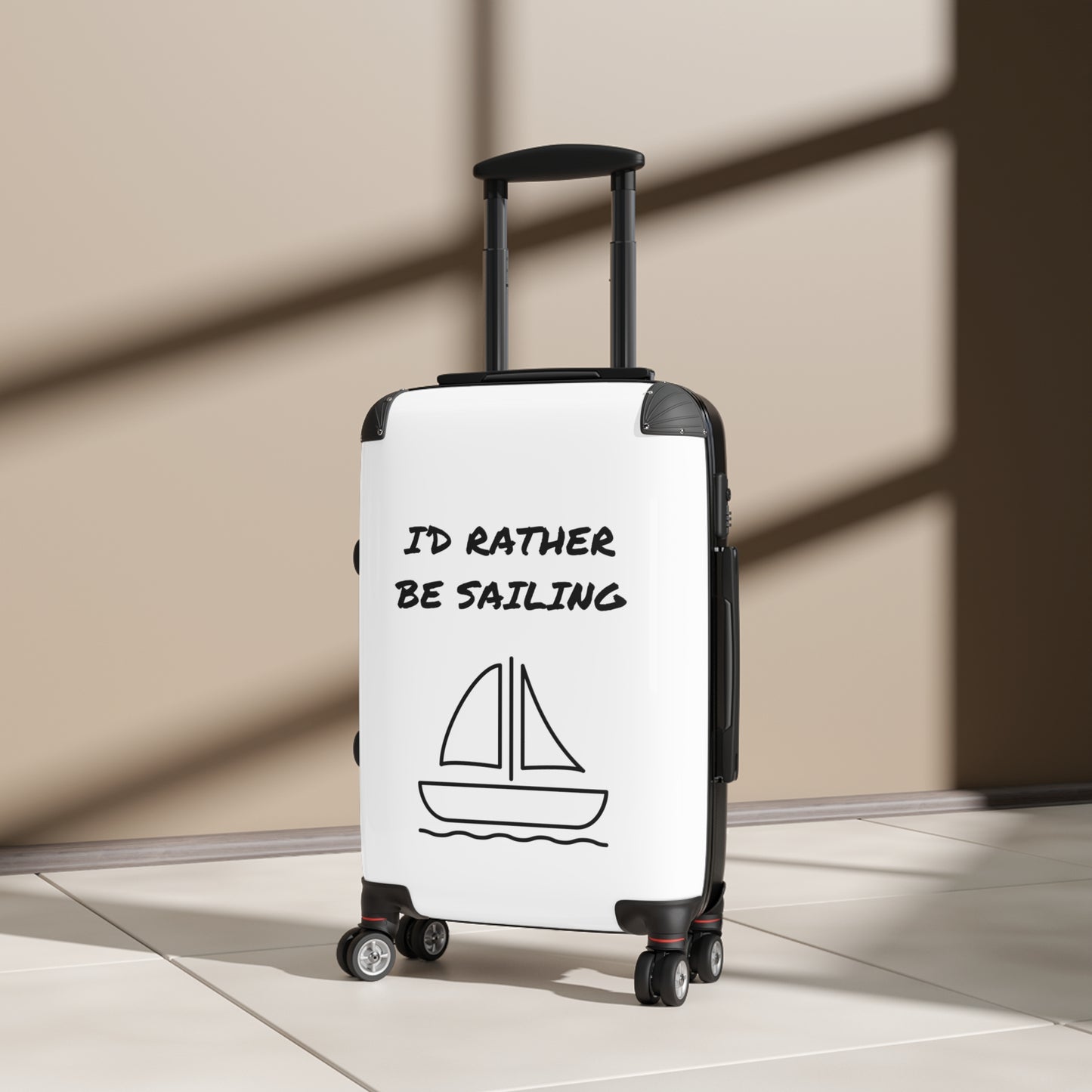 I'D RATHER BE SAILING Suitcase