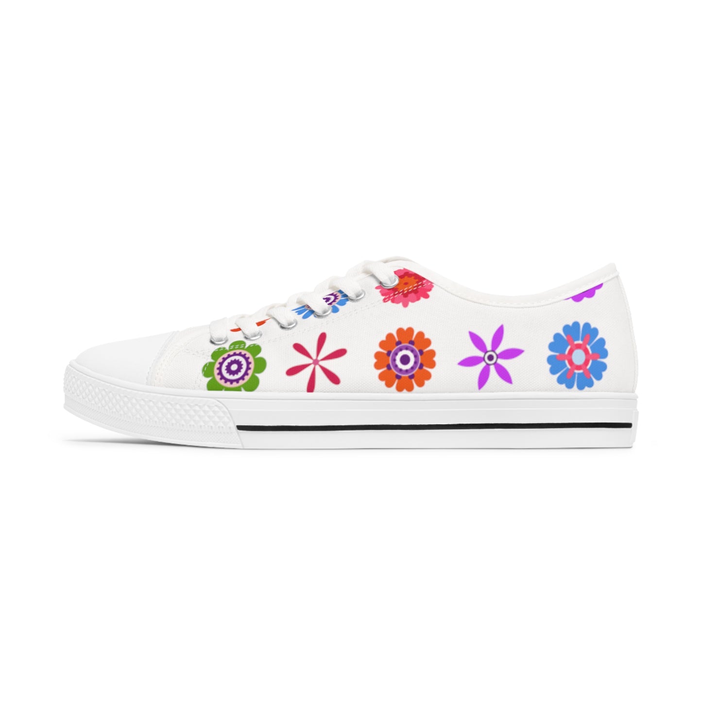 FUNKY FLOWER Women's Low Top Sneakers