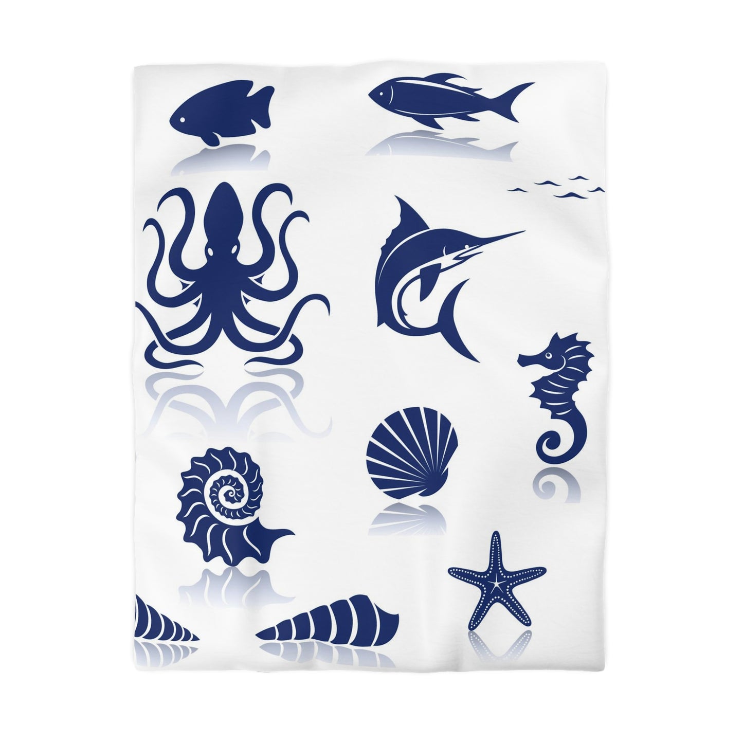 Nautical Microfiber Duvet Cover