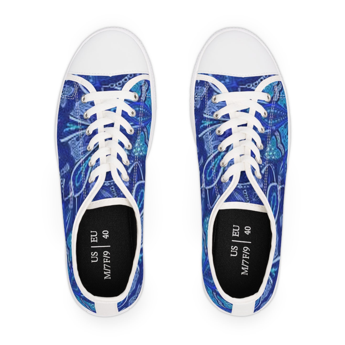 OCEAN BLUE Women's Low Top Summer Sneakers