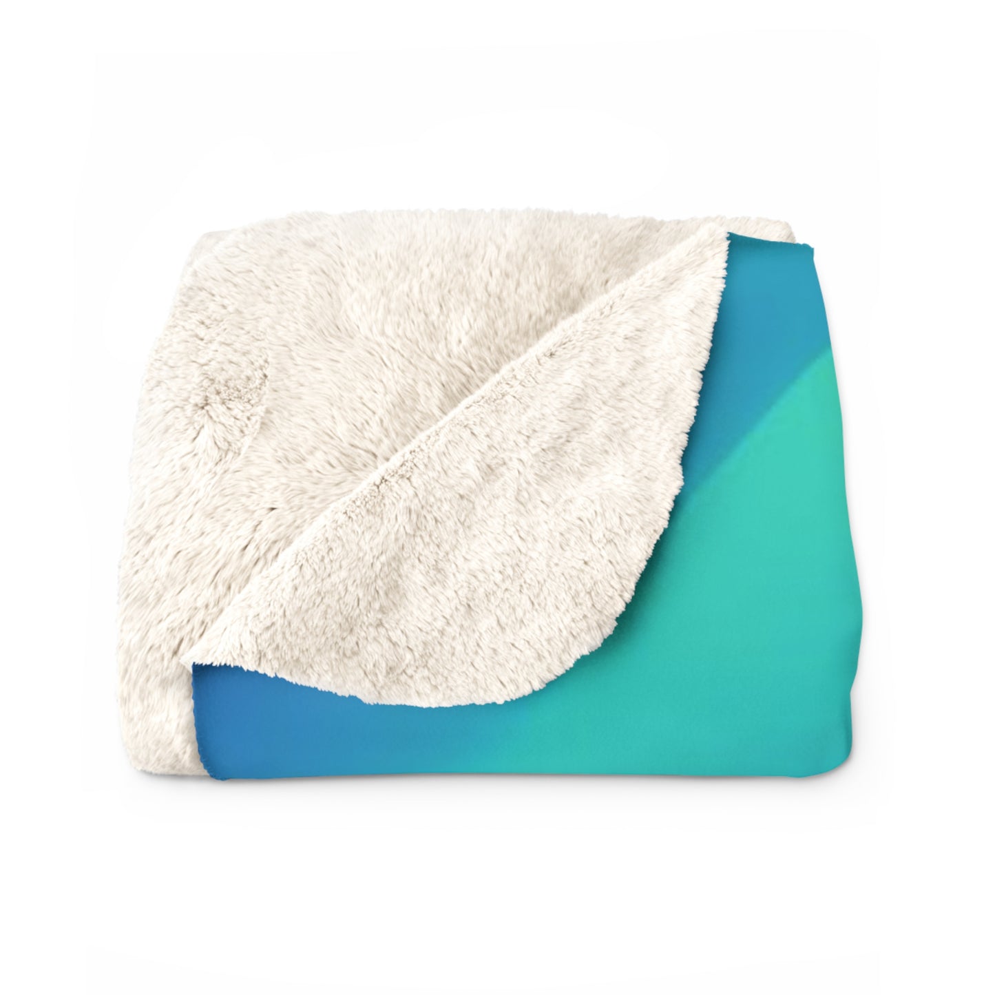 BLUE WAVE Sherpa Fleece Blanket