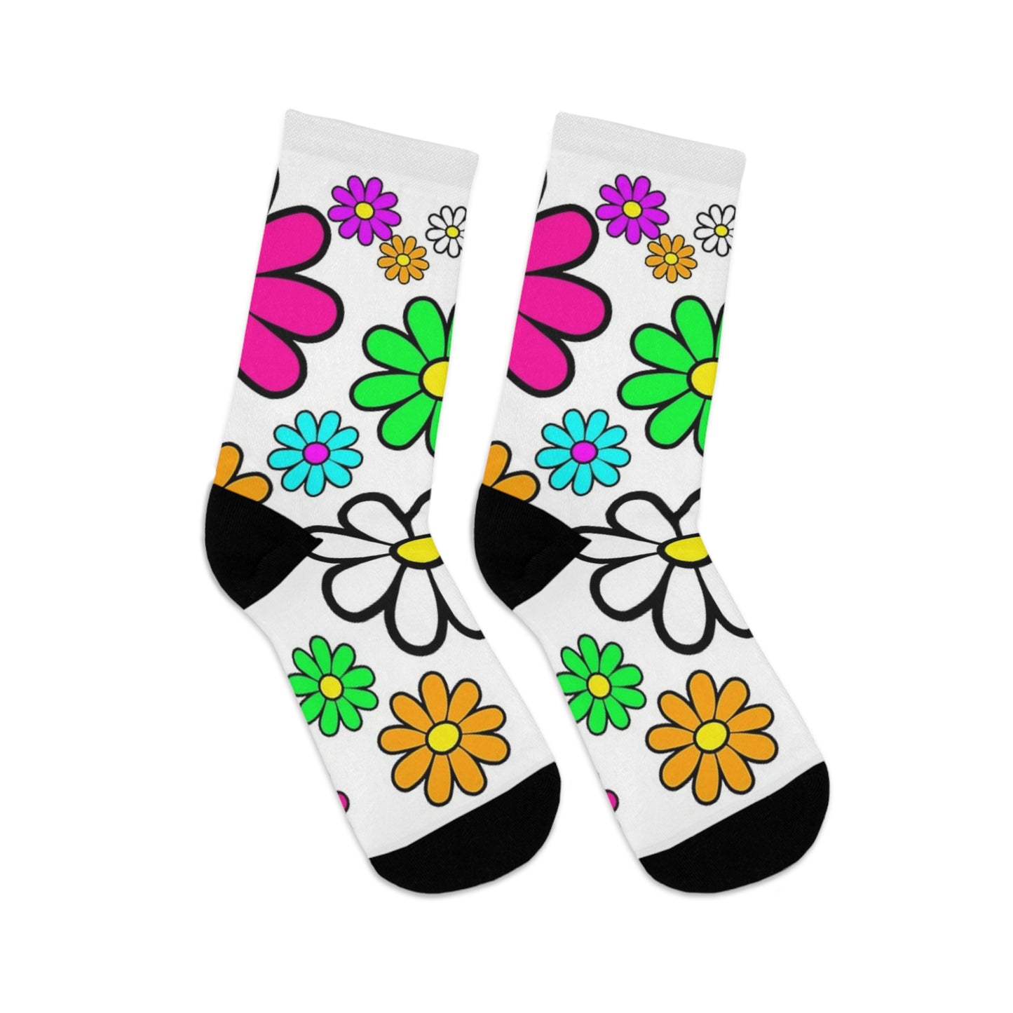 BOHO DAISY Recycled Poly Socks