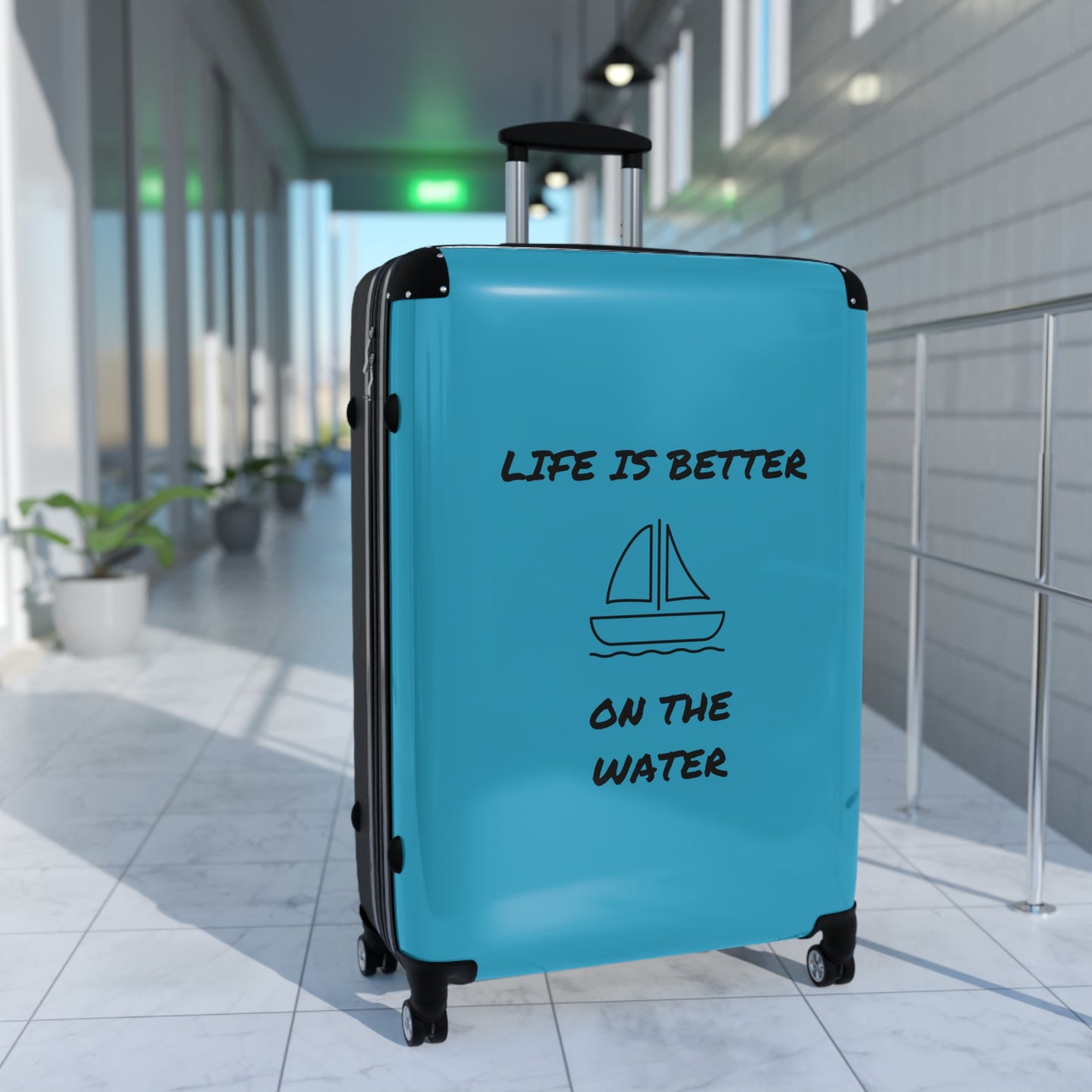 LIFE IS BETTER ON THE WATER Suitcase