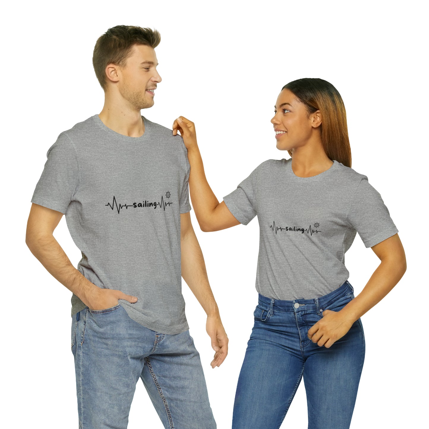 HEARTBEAT Unisex Jersey Short Sleeve Tee