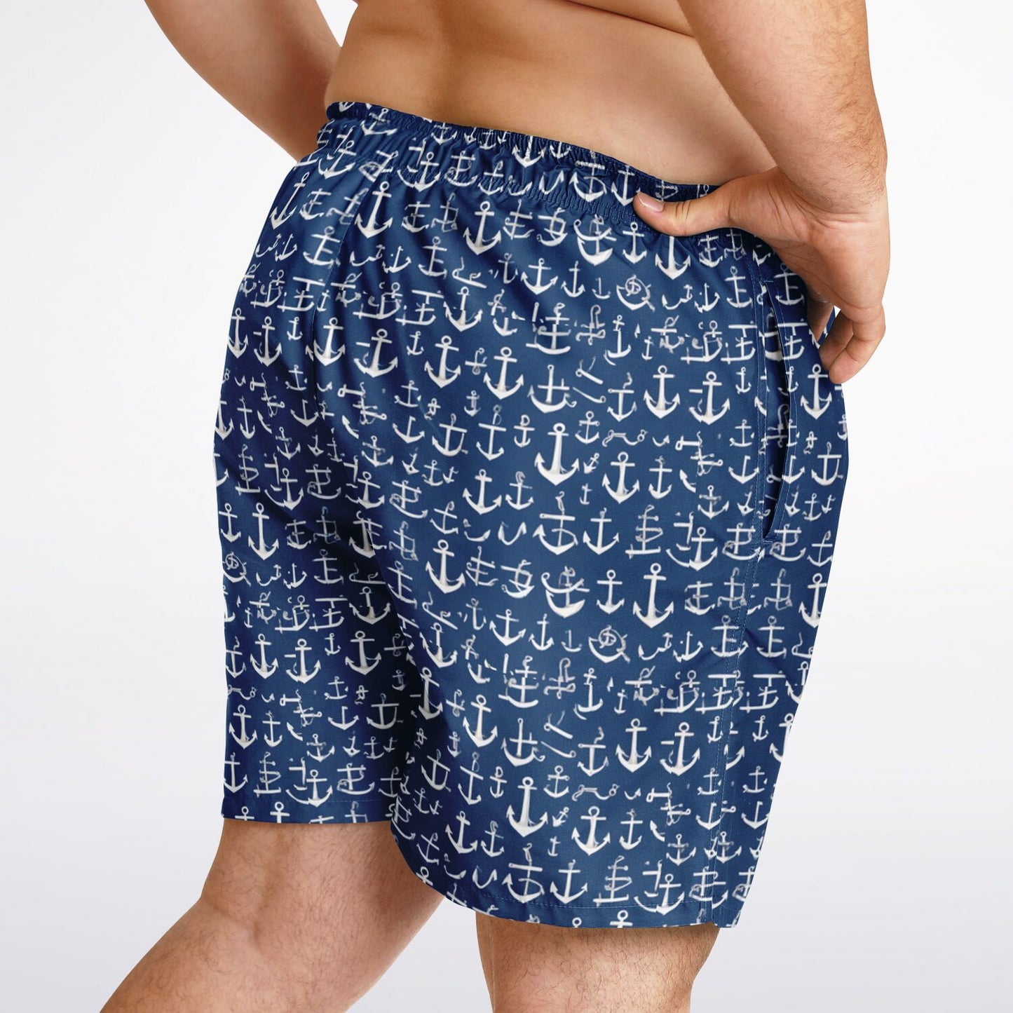 ANCHOR Plus-size Swim Trunks