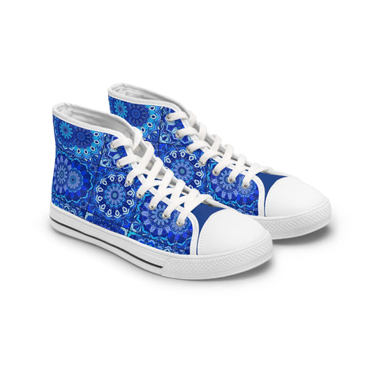 BLUE Women's High Top Sneakers